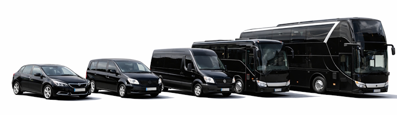 Véhicules du plus petit au plus grand